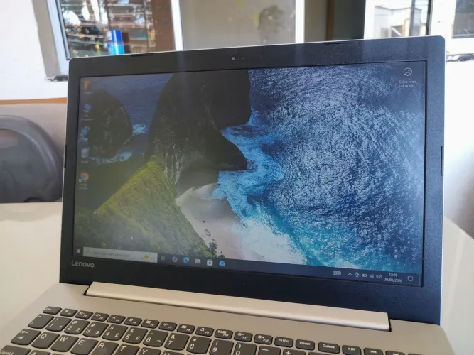 Notebook Lenovo, ideapad Processador Dual Core 4GB + 128GB. Semi Novo