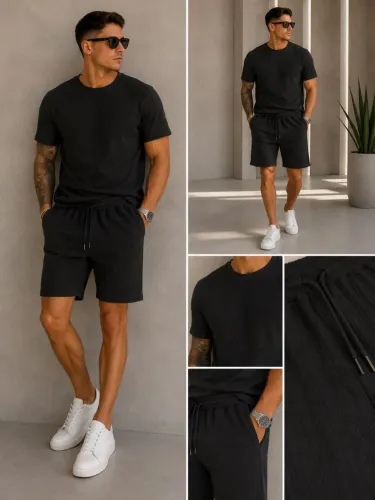 CONJUNTO MASCULINO ZARA LISO TEXTURIZADO | LEIA A DESCRIÇÃO