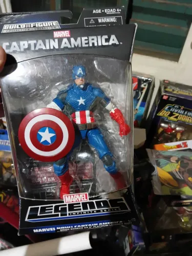 Marvel  legends Capitão america na caixa 