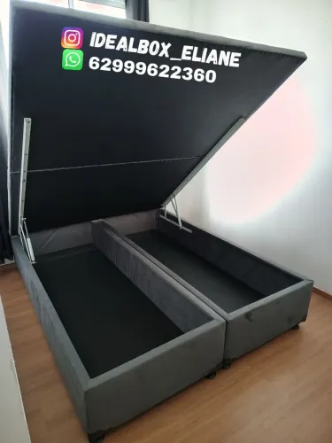 Box baú Queen size - Direto da fábrica, Baú Chapado.