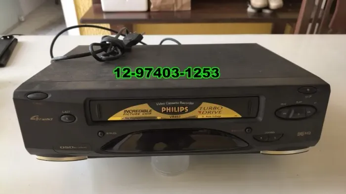 Video Cassete Philips VR457 Top De Linha