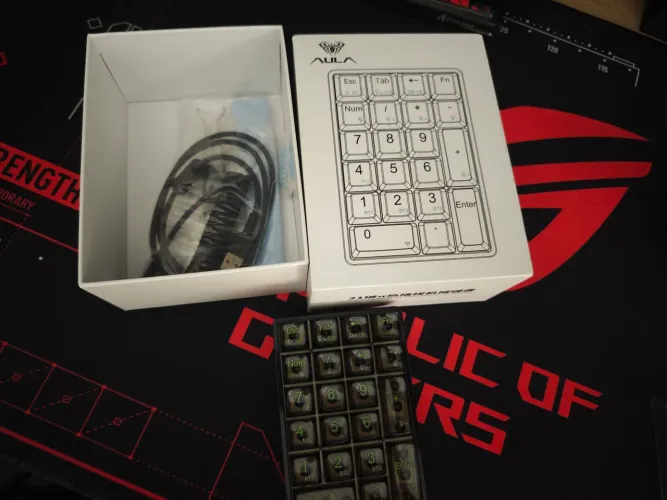 LEOBOG K21 Teclado 3 Mode Connect<br>Numérico Mecânico RGB 21
