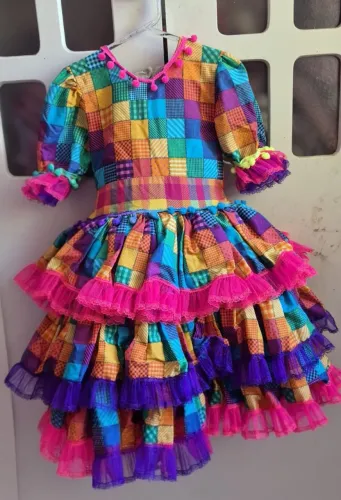 Vestido Infantil Junino