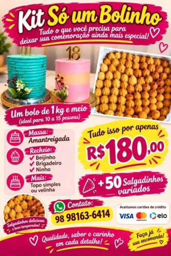 KIT Só um bolinho