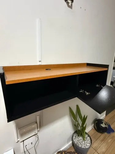 Rack Suspenso Home Classic Decoração Casa Apartamento Pequeno Sala Estar Quarto Tv 32 42