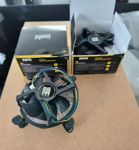 3 Coolers Fan de Processador Intel Socket Lga 1150/1151/1155/1156
