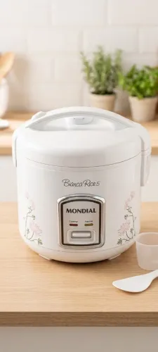 Panela de Arroz Elétrica Mondial Bianca Rice 5 Xícaras - Seminova