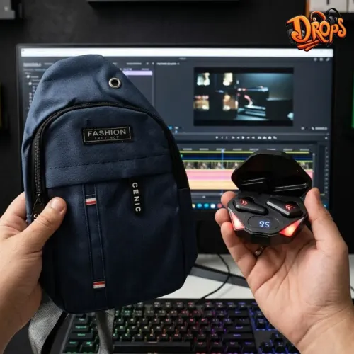 COMBO! Fone de Ouvido GAMER X15 e Mochila de Ombro 