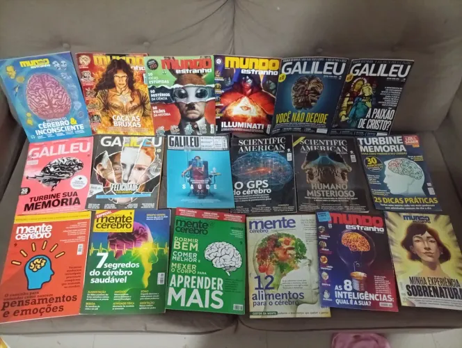 Lote 30 Revistas Super Interessante Mundo estranho Galileu e outras