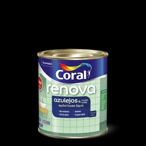 Tinta epoxi branco brilhante base água coral 3,6L