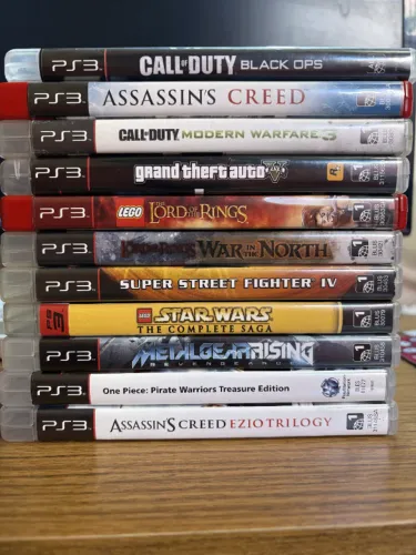 mini lote de jogos - PS3