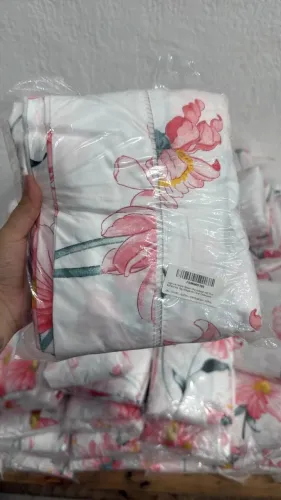 Lençol elástico mais 2 fronhas queen micropercal 400 fios