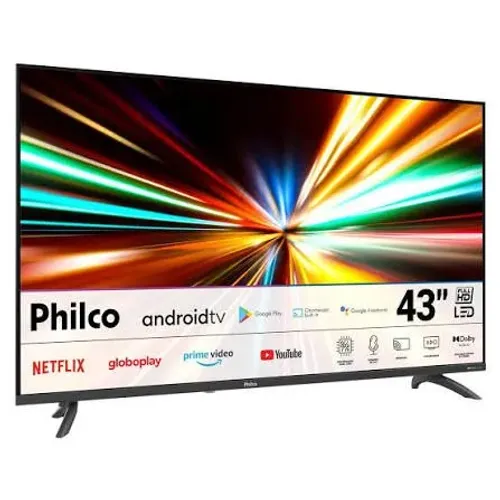Smartv Philco Android 43 polegadas,muito conservada,controle original 
