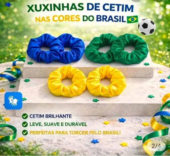 Kits Pompom cores do Brasil