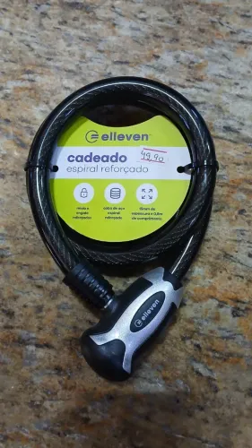 Cadeado Elleven Espiral Bike Moto Grosso 1m X 15mm