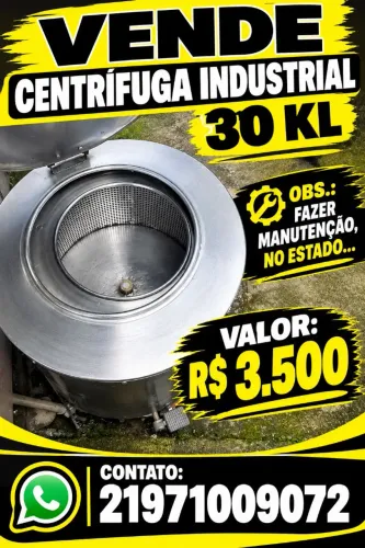 Máquina De Centrífugar Industrial De Lavanderia 