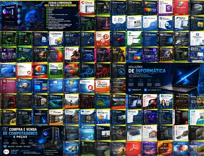 Manutenção, Formatação, instalação/Troca de Hardwares, Compra e Venda de Peças Informática