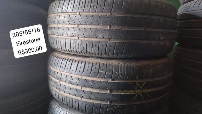 Par de pneus 205/55/16 Firestone