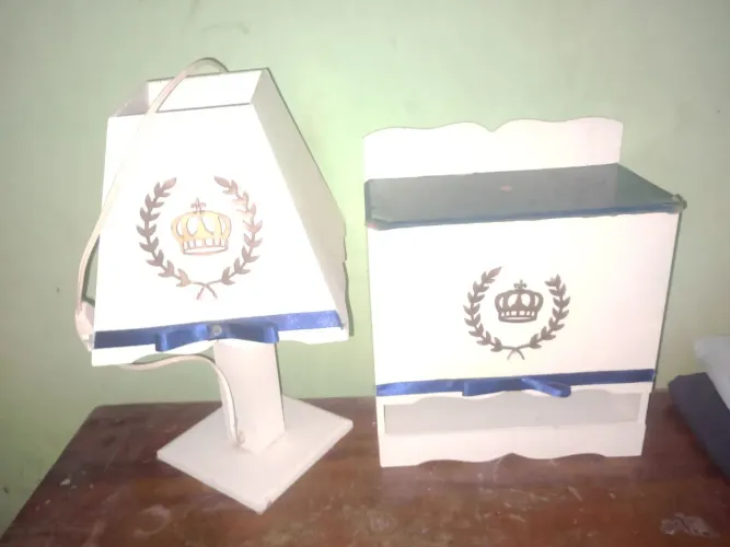 Kit com abajur de bb