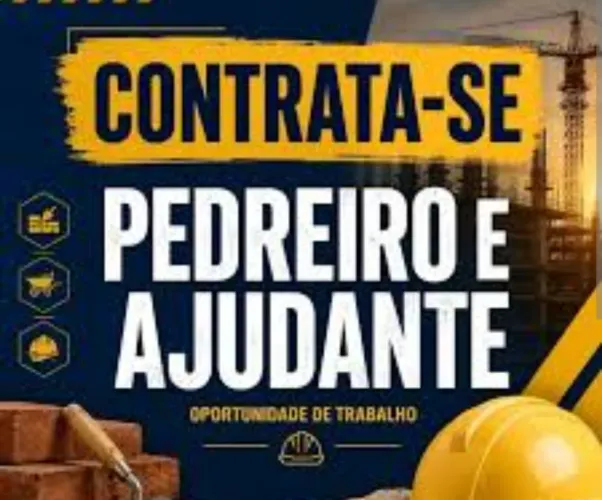 Pedreiro e Ajudante
