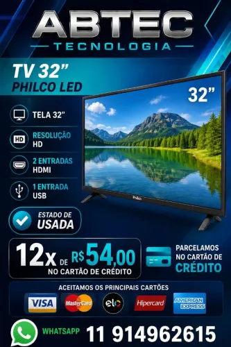 Televisor Philco 32" ótimo estado 