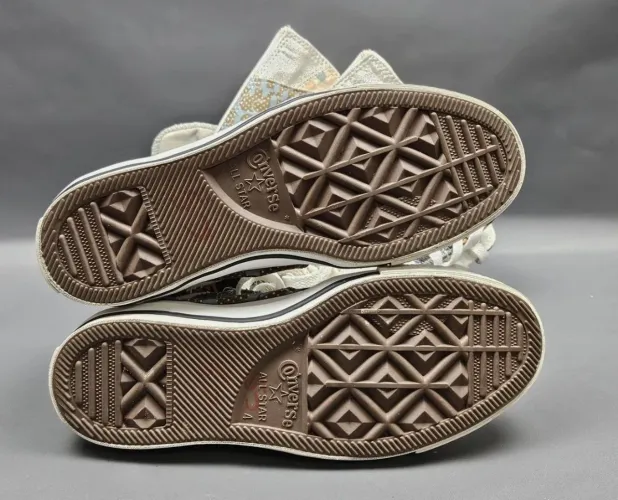 Tênis converse ALL star feminino 36/37 zíper joelho alto