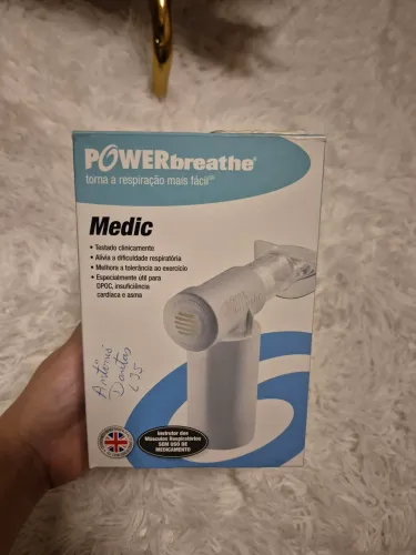 Powerbreathe Medic Treinador Respiratório Pulmonar Ajustável