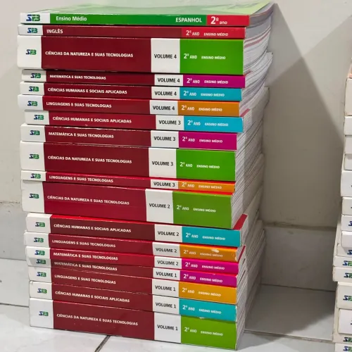 Livros didáticos 2º ano do ensino médio - coleção completa