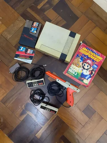 Vendo Nintendo NES original modelo NES-001 + 12 jogos acompanha o KIT