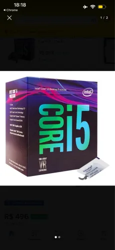 Processador Intel Core I5 9400f 2.9ghz Lga1151 Gamer Oem
