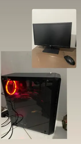 Computador - Monitor - teclado mecânico - mouse