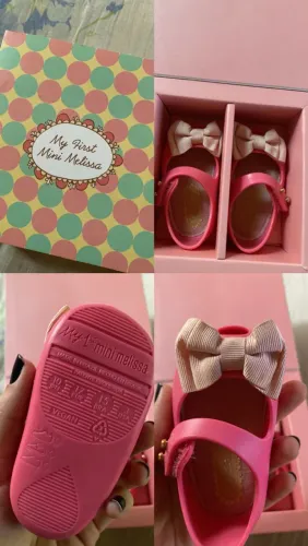 Mini Melissa rosa infantil 