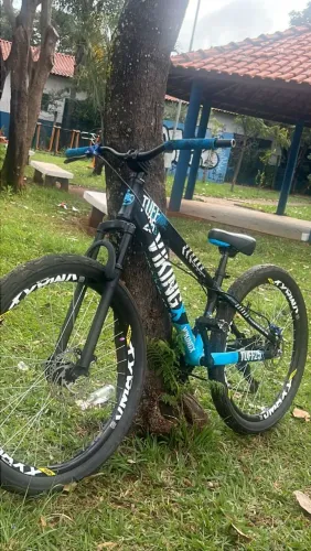 Bicicleta viking aro26 freio hidráulico zera