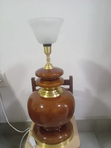 Abajur anos 70 cerâmica tupy lindo 1. *watts