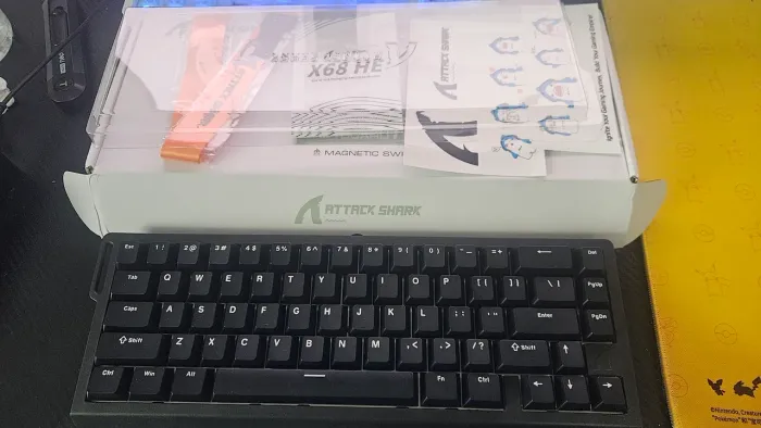 Teclado magnetico attack shark x68he
