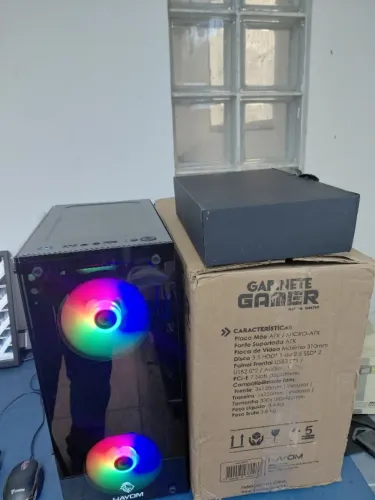Cpu - Pc Gamer i5 7500 Ssd 480 kingston Ram 16Gb Rx 580 Zerado