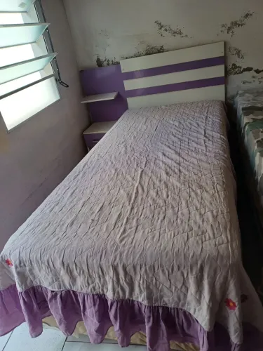 Cama Box Solteiro C/ cabeceira