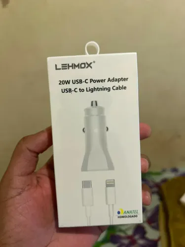 IOS CARREGADOR VEICULAR TURBO BRANCO