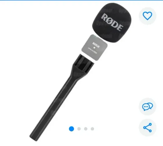 Suporte De Mão Rode Interview Go Para Microfone Wireless Go