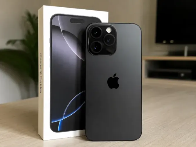 iPhone 16 Pro Max 256 GB Preto ? com caixa e nota