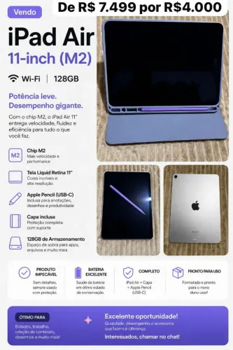 Vendo iPad Air