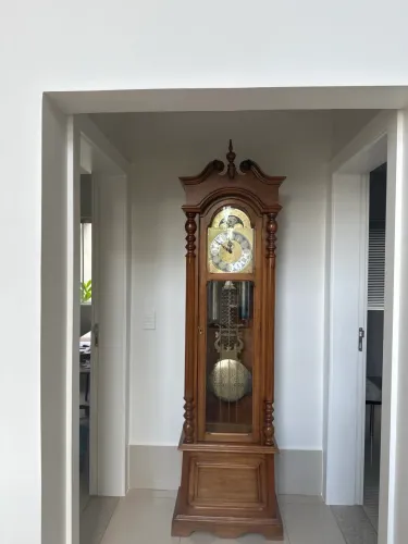 Relógio de chão em madeira Decorativo Vintage