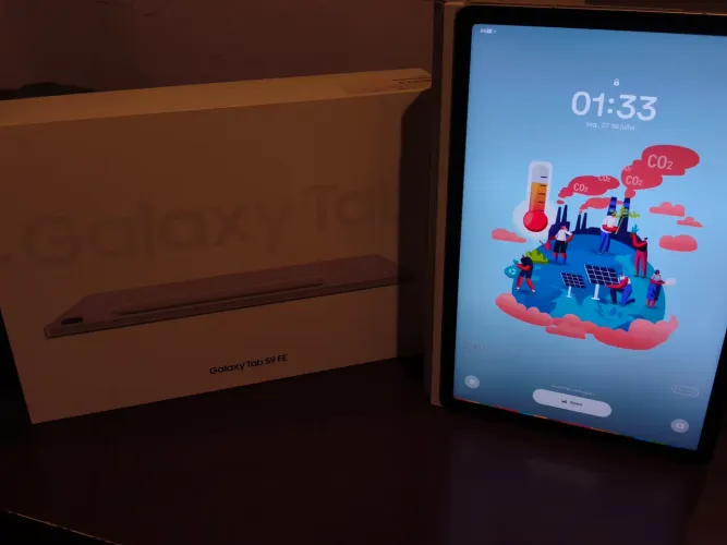 Samsung Galaxy Tab S9 FE 128GB 6GB RAM + S Pen Original + Capa | Excelente Estado