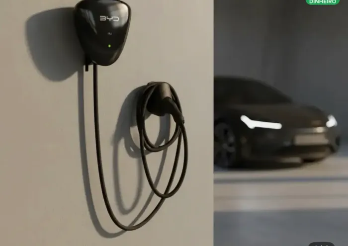 Carregador Wallbox Residencial BYD - Para Carro Elétrico