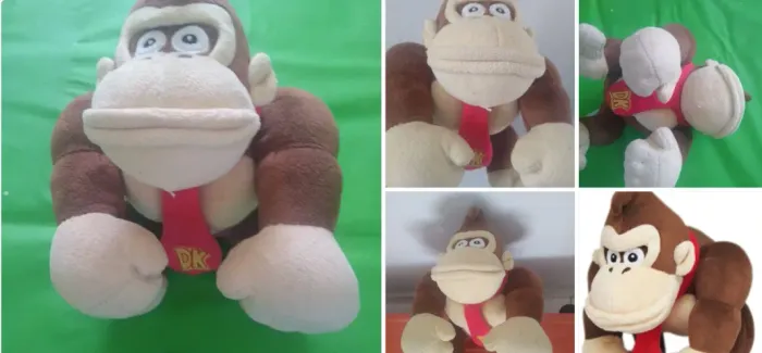 Donkey Kong da Nitendo de pelucia ultimo do estoque na promocao