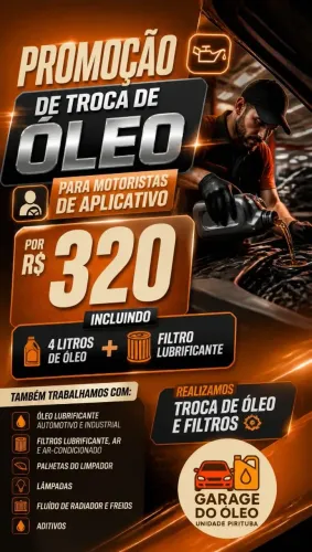 Garage do óleo pirituba