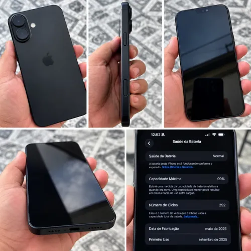 iPhone 16 Plus - 128GB - Preto