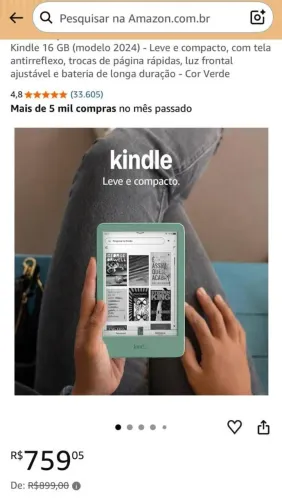 Kindle 16gb Verde