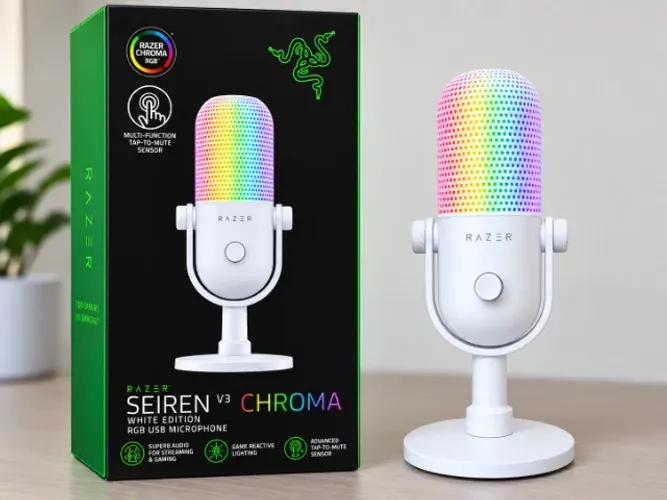 Microfone Razer Seiren V3 Chroma RGB