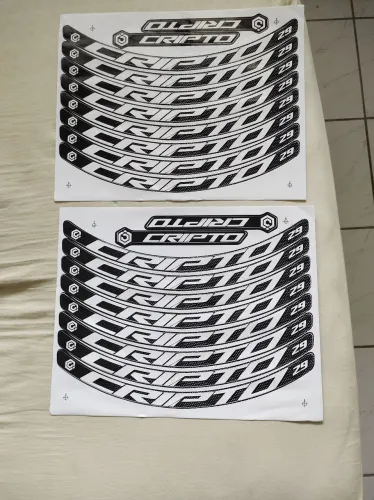 Adesivo cripto de bicicleta aro 29